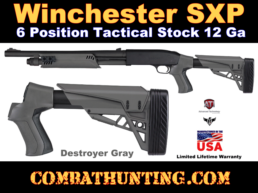 Winchester SXP Defender Shotgun Stock Destroyer Gray style=
