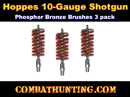 10 Gauge Shotgun Bore Brush 3 Pack