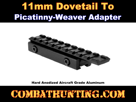 11mm Dovetail To Picatinny-Weaver Rail Adapter