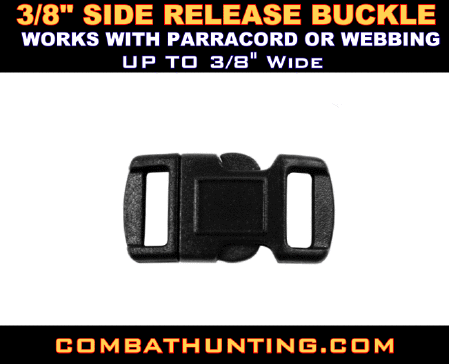 Side Release Buckle Curved 3/8