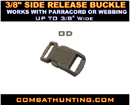 Side Release Buckle Curved 3/8