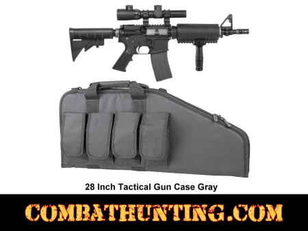 Urban Gray 28 Inch Tactical Gun Case