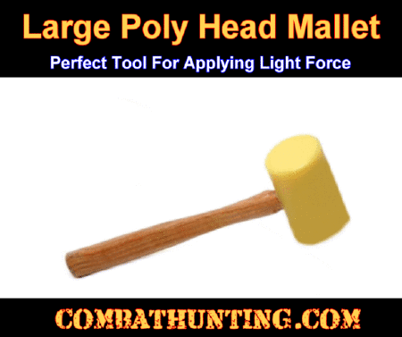 Large Poly Head Mallet Leather Working Tools