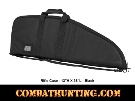 Black Tactical Rifle Soft Gun Case 36