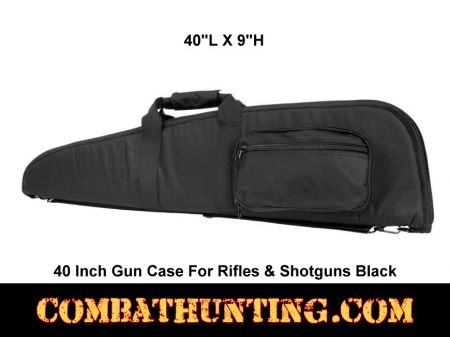 40 Inch Gun Case For Rifles & Shotguns Black