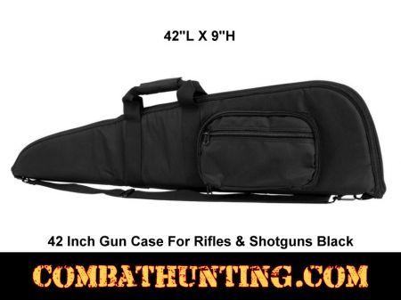 42 Inch Gun Case For Rifles & Shotguns Black