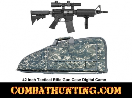 42 Inch Tactical Rifle Gun Case Digital Camo