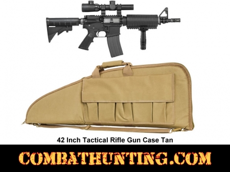 42 Inch Tactical Rifle Gun Case Tan