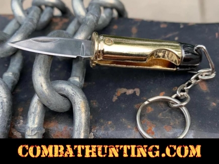 .44 magnum Bullet Keychain Knife