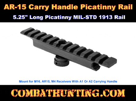 AR-15 Carry Handle Picatinny Rail Mount Adapter