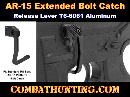 AR-15 Extended Bolt Catch Release Lever