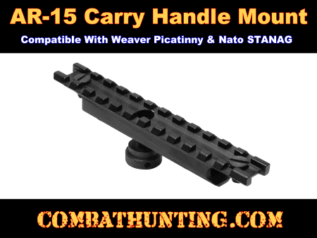 AR-15 Carry Handle Rail Mount Adapter A1/A2
