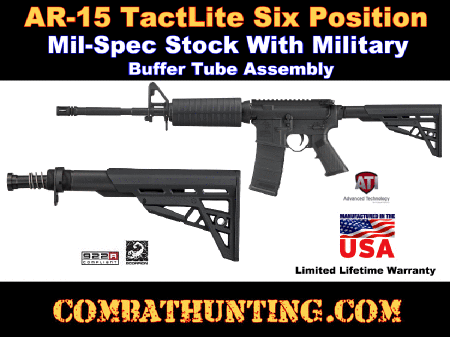 ATI TactLite AR-15 Mil-Spec Stock & Buffer Tube Assembly Package