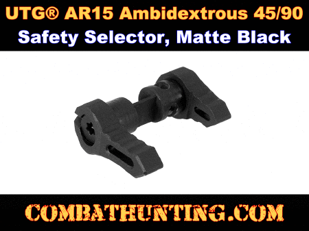 UTG AR15 Ambidextrous 45/90 Safety Selector Matte Black