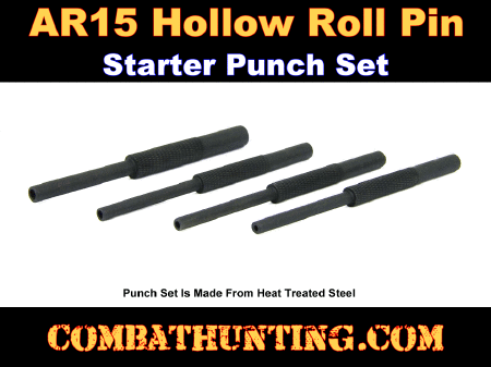 AR-15 Hollow Roll Pin Starter Punch Set