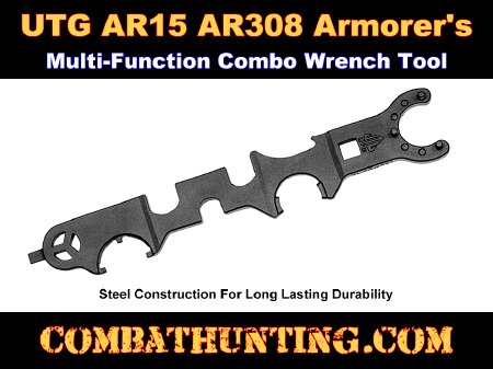 AR15/AR308 Armorer's Multi-Function Combo Wrench