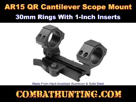 Cantilever Scope Mount 30mm 1 inch Weaver/Picatinny