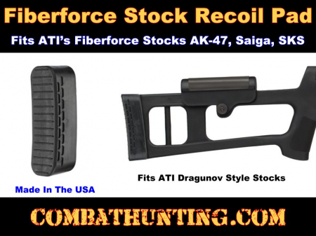 Fiberforce Buttpad For SKS, AK-47, Saiga Fiberforce Stocks
