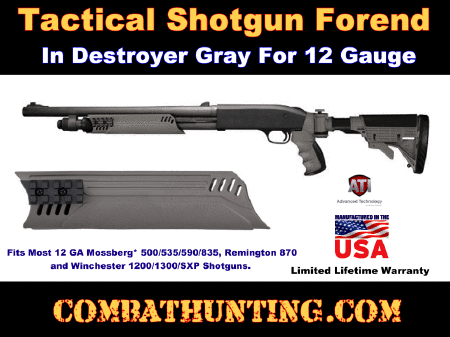 Tactical Shotgun Forend Destroyer Gray