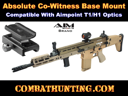 Absolute Co-Witness Base Mount For Aimpoint T1/H1