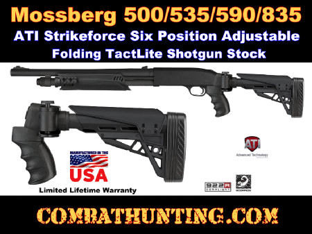 Mossberg 12/20 Gauge 6-Position Adjustable Stock Side folding Stock