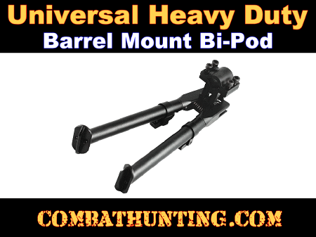 UNIVERSAL Heavy Duty Barrel Mount Bipod