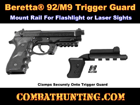 Ncstar Beretta 92/M9 Trigger Guard Mount/ Rail Accessory Rail
