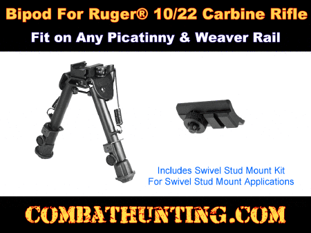 Bipod For Ruger® 10/22 Carbine Rifle