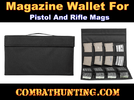 Magazine Wallet For Pistol And Rifle Mags