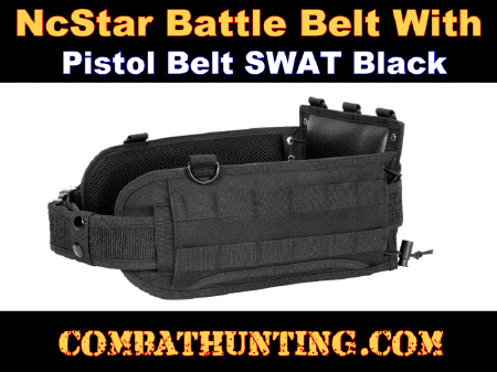 Battle Belt MOLLE Compatible Belt Black