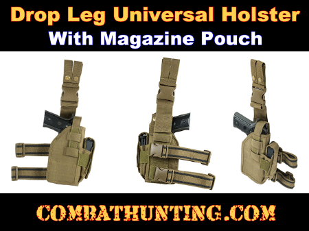 Drop Leg Universal Holster TAN / FDE