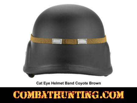 Cat Eye Helmet Band GI Style Coyote Brown
