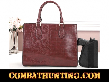 Ccw Concealed Carry Purse For Women Burgundy On Sale
