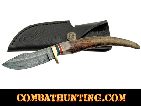 Damascus Steel Swoop Patch Knife