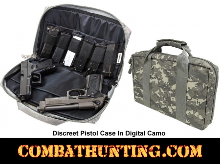 Discreet Pistol Case in Digital Camo