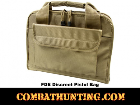 Discreet Pistol Range Bag Flat Dark Earth FDE