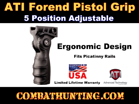Vertical Foregrip Folding 5-Position AR Forearm Grip