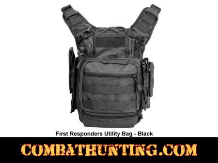 First Responder Tactical Utility Bag Black