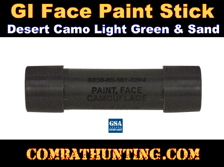 GI Desert Camo Face Paint Sticks LT Green & Sand