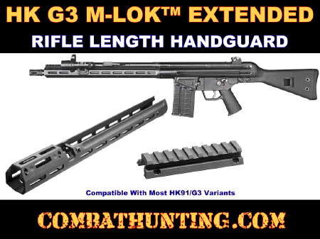 H&K 91/G3 Extended Rifle Length Handguard M-Lok