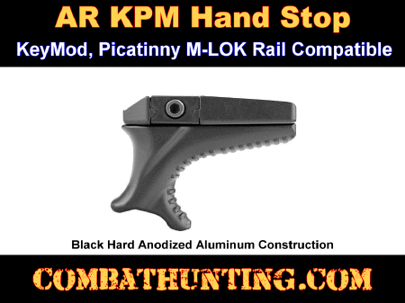 Hand Stop M-LOK KeyMod Picatinny Rail Compatible