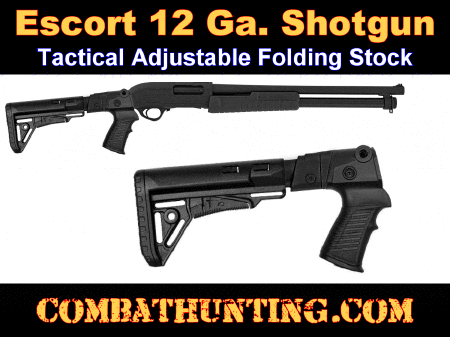 Hatsan Escort Pistol Grip Stock Adjustable Side Folding