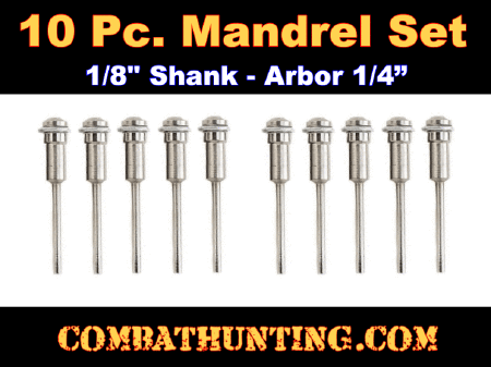 10pc. Hippie Mandrel Set 1/8