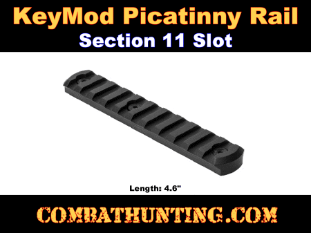 Keymod Picatinny Rail Section 11 Slot Rail