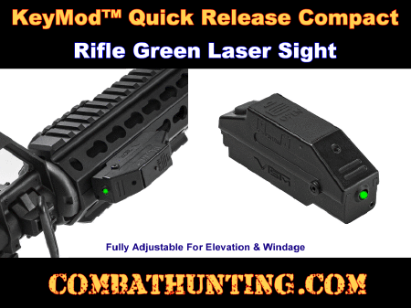 KeyMod Quick Release Compact Green Laser Rifle Sight