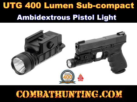 UTG 400 Lumen Sub-compact LED Ambi Pistol Light