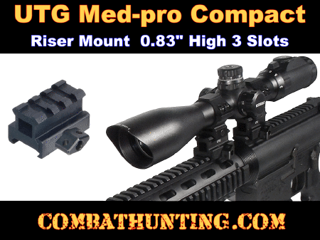UTG Med-pro Compact Riser Mount, 0.83