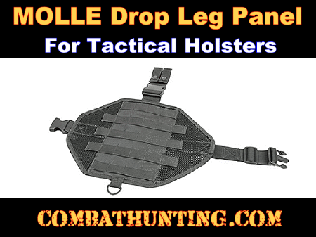 Urban Gray MOLLE Drop Leg Panel