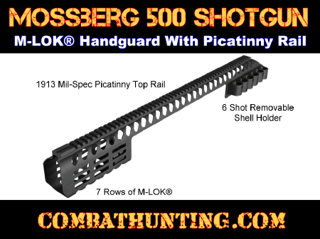 Mossberg 500 Tactical Picatinny Rail System With M-Lok Handguard
