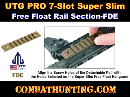 utg super slim free float handguard locking ring and screws